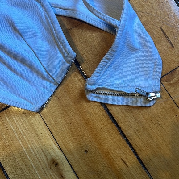 Denim Scarf Crop Top - Picture 3 of 4